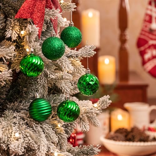 24ct Christmas Ornaments Tree Decorations Set 2.36 Inch (24 Count)