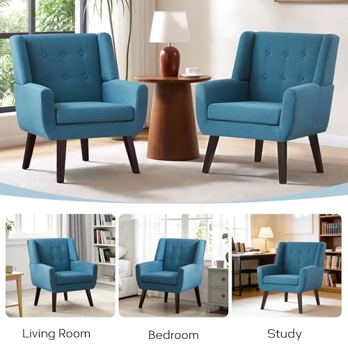 Living Room Chairs Set of 2