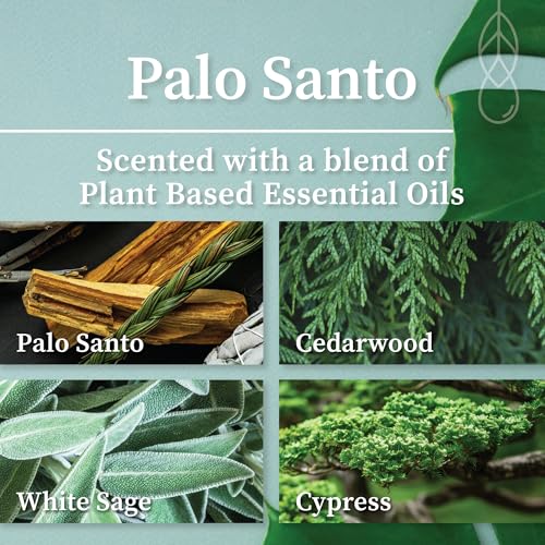 Palo Santo Amber & Gold Crackling Wood Wick Candle