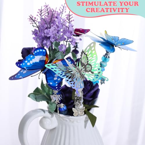 380Pcs Beaded Garden Stake (380 Count)