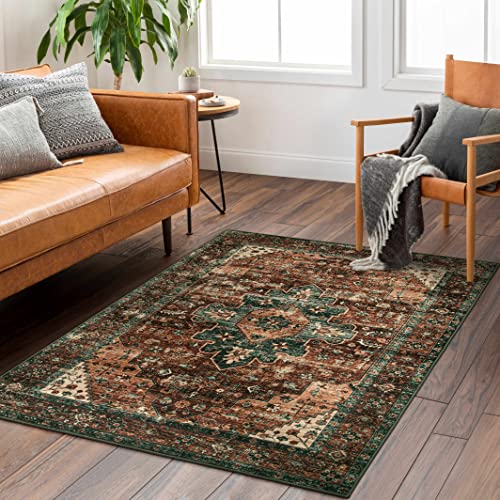 Ultra Thin Washable Vintage Area Rug