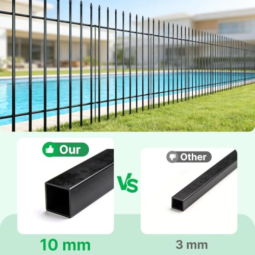 32" H x 24" W Metal Garden Fence (36 Sq Ft)