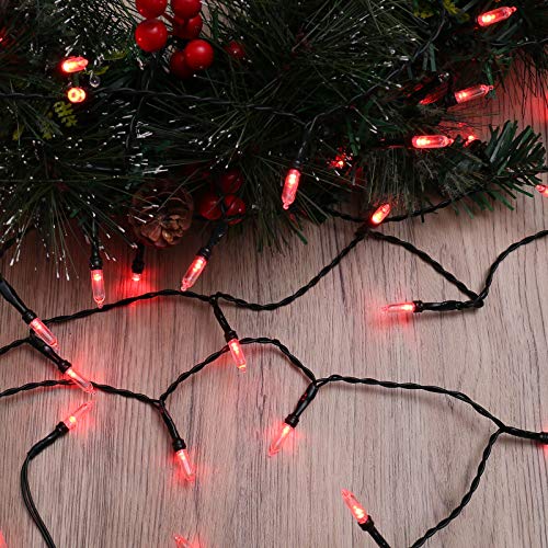 Red Christmas Lights Battery Operated