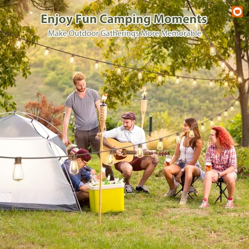 204FT(96*2) Solar String Lights Outdoor,Waterproof Dimmable 60+4 LED (204 Foot)