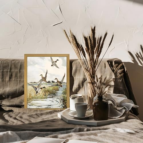 Framed Vintage Duck Wall Art Print