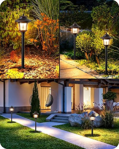 Low Voltage Landscape Lighting 12V 3W 120LM with Connectors 4 Pack (4 Count)