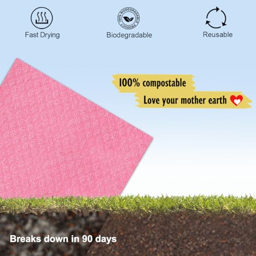 Swedish Dishcloths for Kitchen (6 Count)