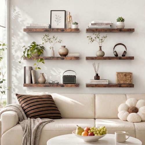 16 inchs Floating Shelves for Wall Set of 2