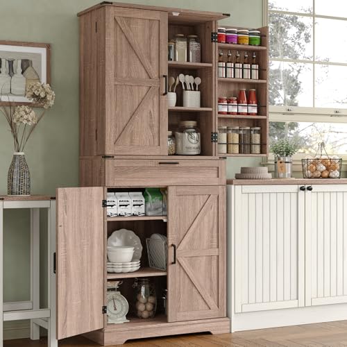 72'' Kitchen Storage Pantry Cabinet