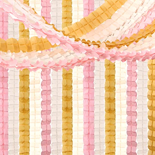 Pink Peach Gold Party (12 Count)