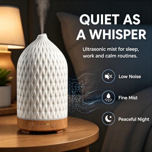200ML Ceramic Essential Oil Diffuser for Home