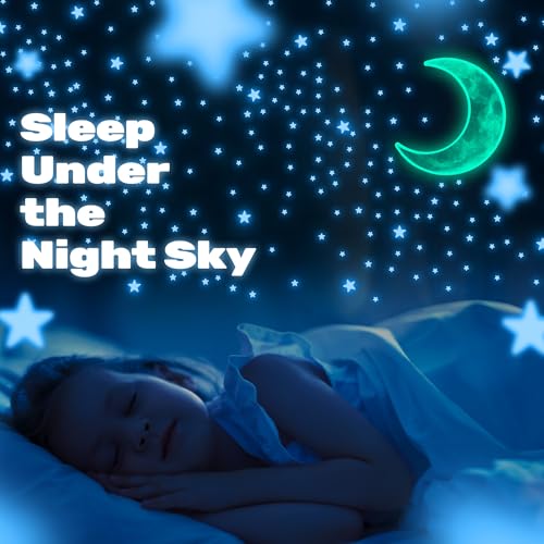 Glow in The Dark Stars and Moon for Ceiling