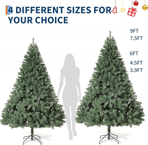 9 ft Artificial Christmas Tree Prelit