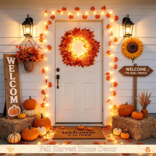 48 LED Maple Leaf Lights (48 Count)