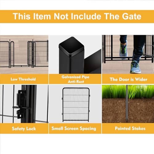 Garden Fence 36 Inch 14 Panels Without Gate