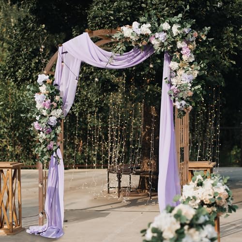 7Ft Brown Wooden Arbor Arch