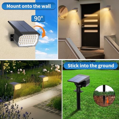 Solar Spot Lights Outdoor 10 Pack (10 Count)