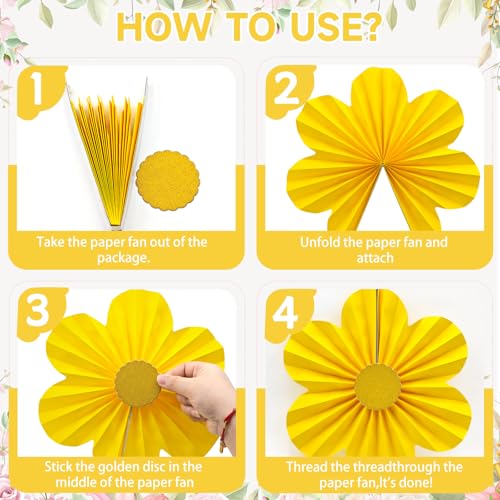 Yellow Party Decorations (12 Count)