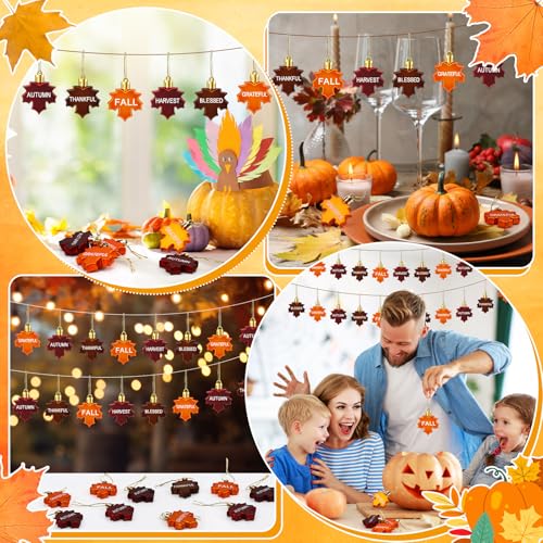24pcs Fall Thanksgiving Tree Ornaments (24 Count)