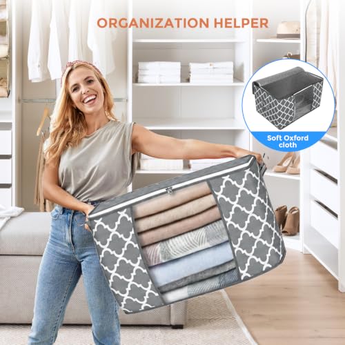 90L Large Storage Bags (6 Count)