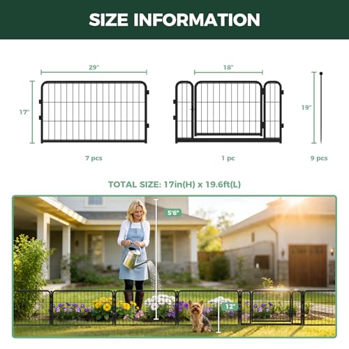 No Dig Garden Fence (23.91 Sq Ft)