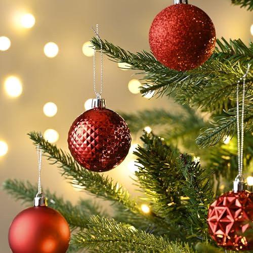 50ct Christmas Tree Decorations Ball Ornaments 2 Inches (50 Count)