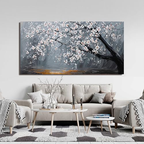Flower Wall Art Decor Large Canvas Wall Art Decor For Living Room 29"X58"
