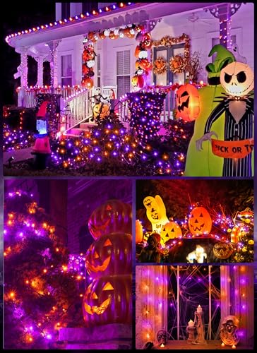Solar Halloween Lights Outdoor (40 Foot)