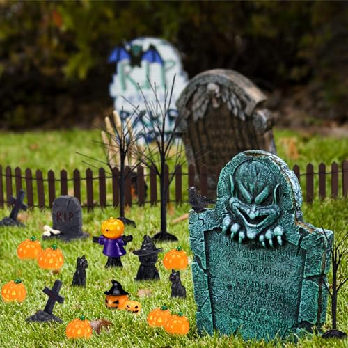 30 Pcs Halloween Village Accessories (30 Count)