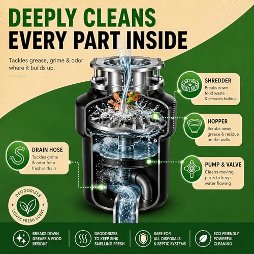 Washing Machine + Dishwasher + Garbage Disposal Cleaner Bundle (30 Count)