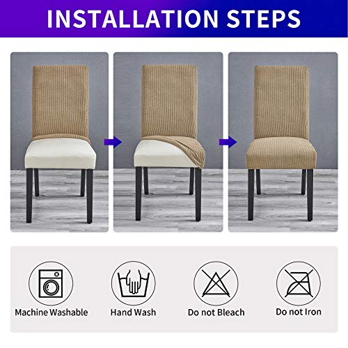 Stretch Chair Covers for Dining Room Set of 6