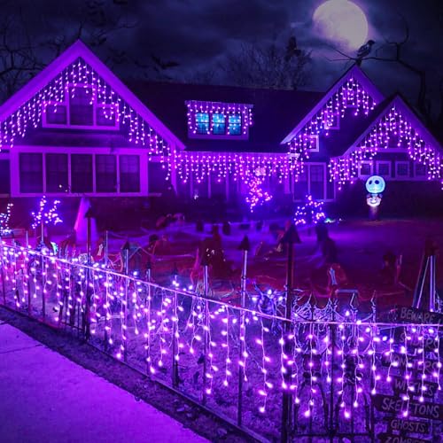 33FT 400 LED Icicle Lights for Outside