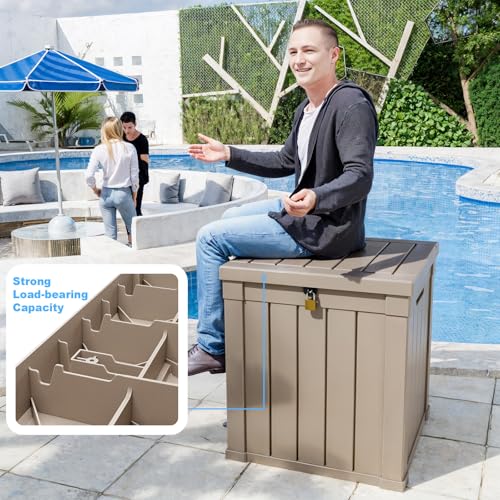 50 Gallon Deck Boxes Outdoor Waterproof