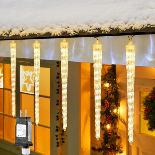 Christmas Meteor Shower Icicle Lights Outdoor (720 Count)