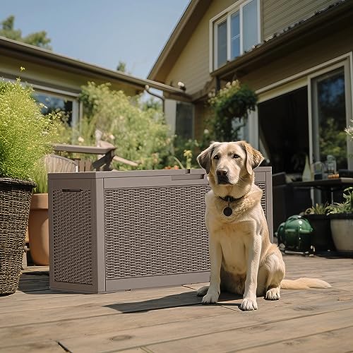 120 Gallon Deck Boxes Outdoor Waterproof