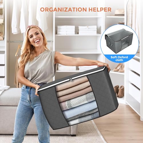 90L Large Storage Bags (6 Count)