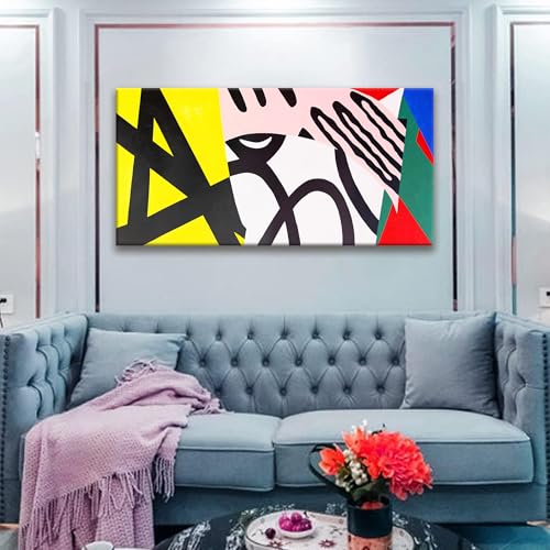 Abstract Colorful Wall Art Painting Canvas Art Wall Decor 20x40