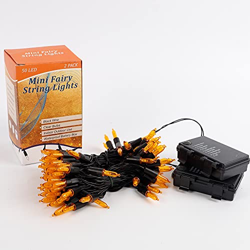 16 Ft 50 LEDs Halloween Mini String Lights (34 Foot)