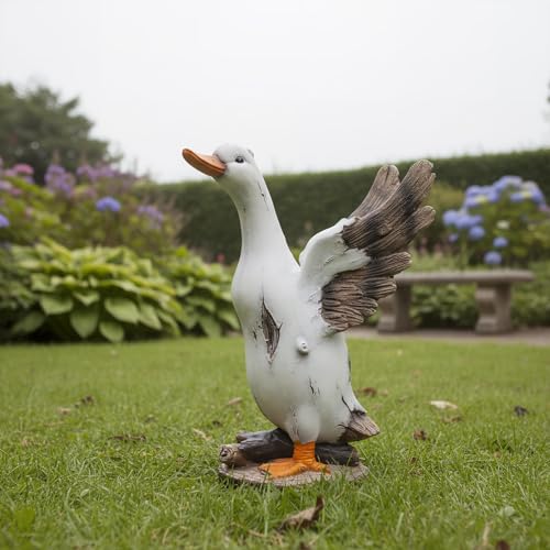 Funny Duck Garden Statue