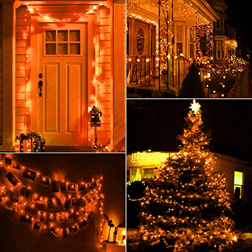 Orange LED Outdoor Halloween Lights