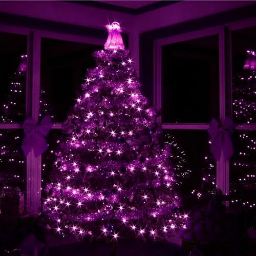 4 Pack Fairy Lights Battery Operated with Timer Valentines Day Lights Pink (4 Count)