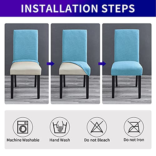 Stretch Chair Covers for Dining Room Set of 2