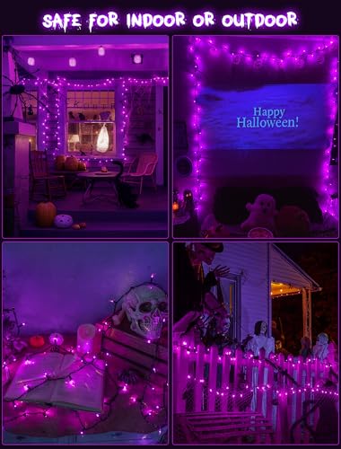Purple Halloween Mini Lights (50 Count)