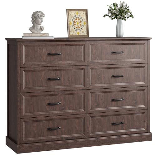 Farmhouse 8 Drawer Dresser for Bedroom