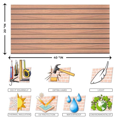 3D Wood Effect Wall Panels