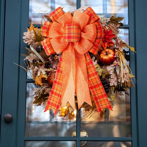 Extra Large Fall Wreath Gift Bow