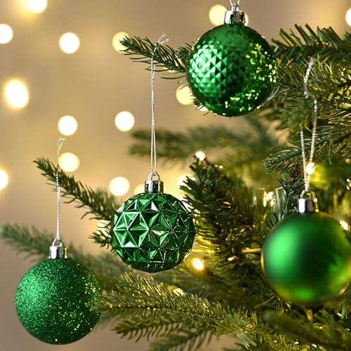 50ct Christmas Tree Decorations Ball Ornaments 2.36 Inches (50 Count)