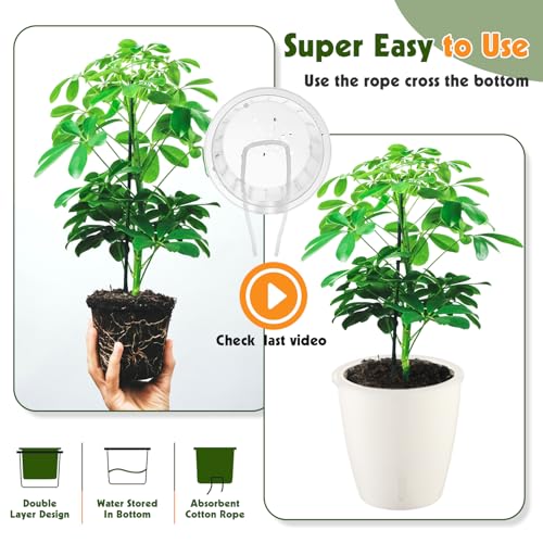 Self Watering Pots for Indoor Plants (16 Count)