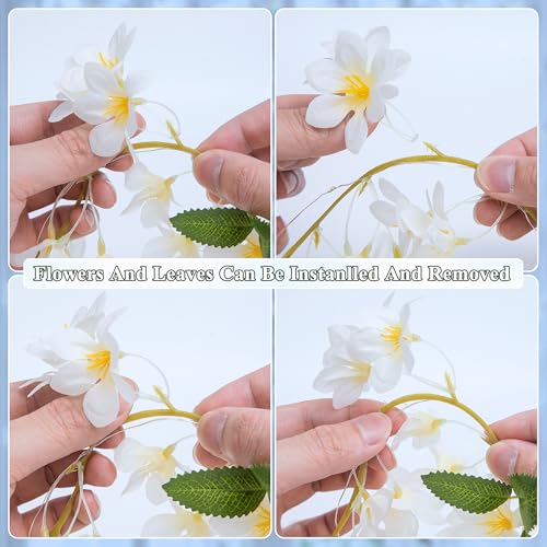 48 LED White Flower Lights (50 Count)
