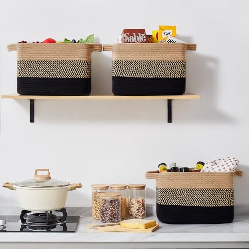 Storage Basket for Organizing 3 Pack (3 Count)